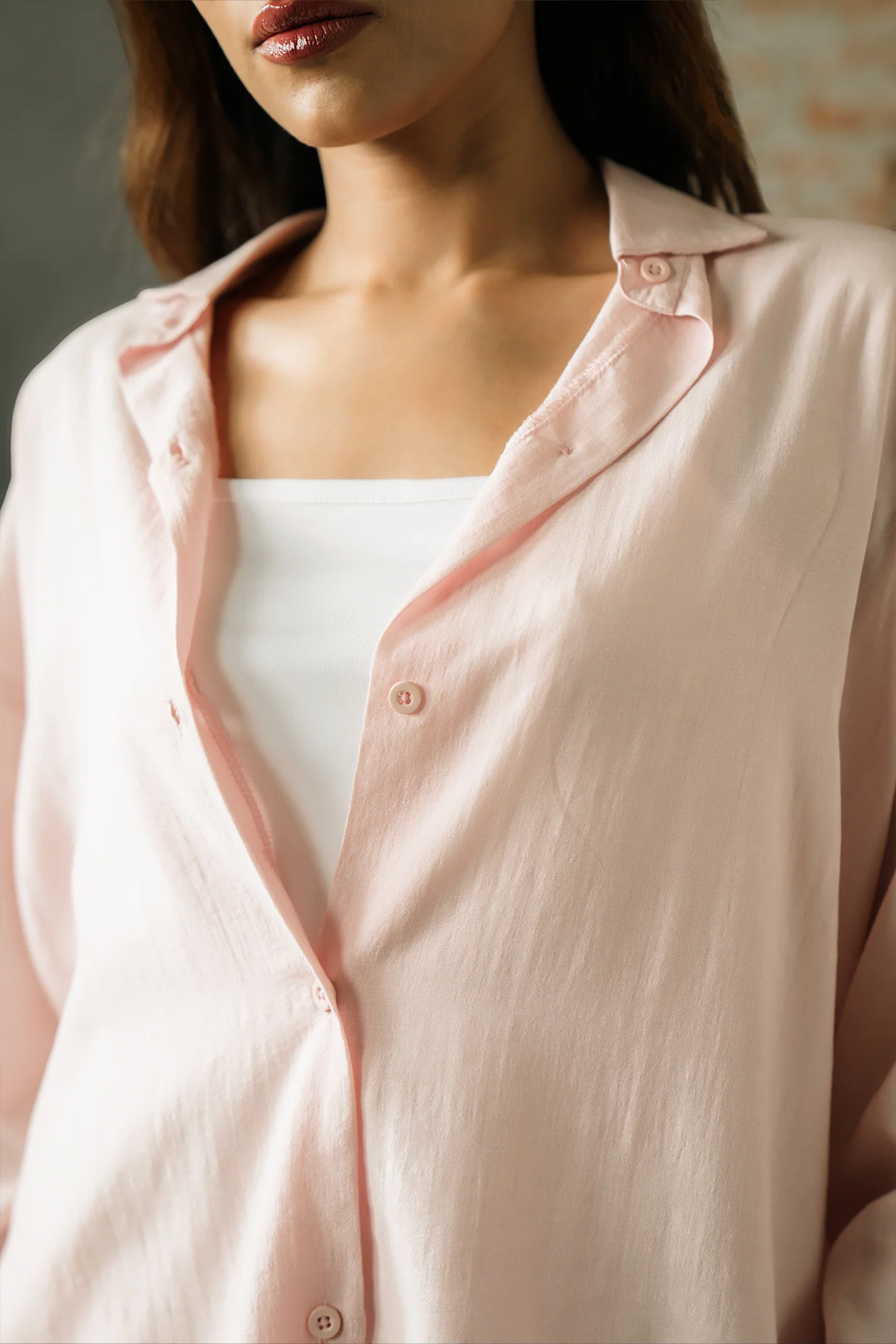 Co-ord Set with Cargo Pants - Pastel Pink - Image 5
