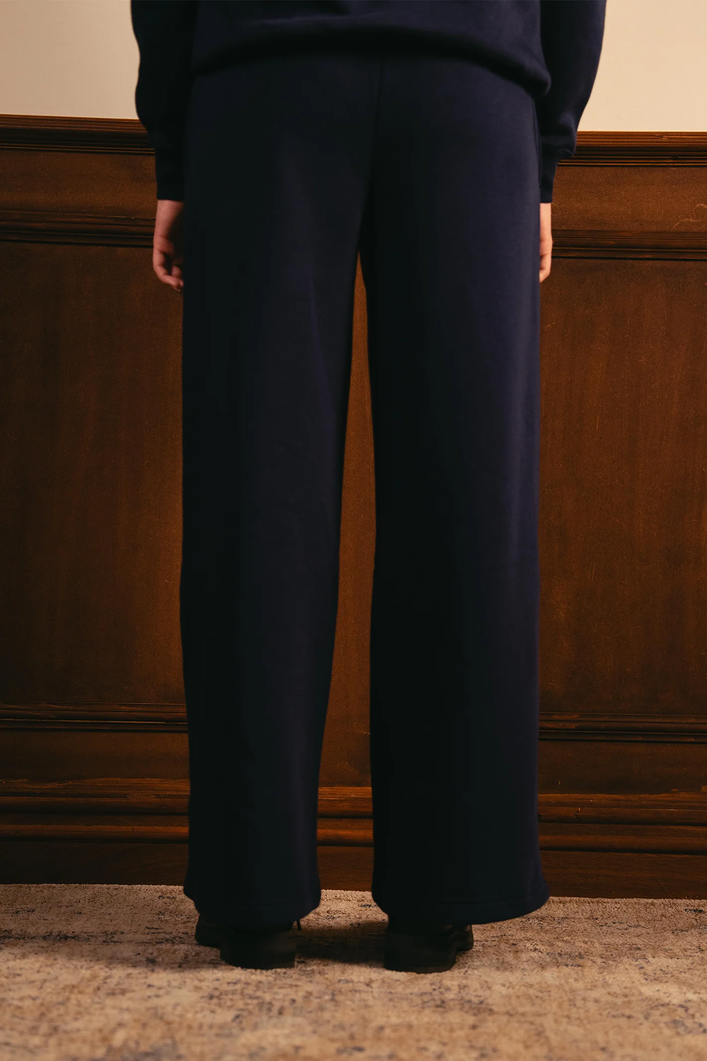 Classic Quarter-Zip Sweatsuit - Navy Blue - Image 5