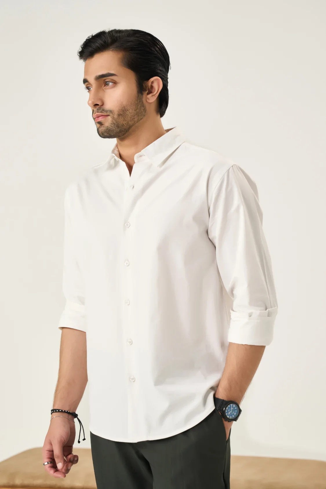 Classic Shirt - Cloud White - Image 3