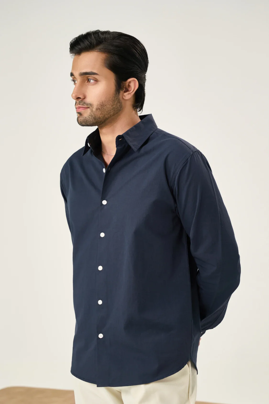 Classic Shirt - Midnight Blue - Image 3