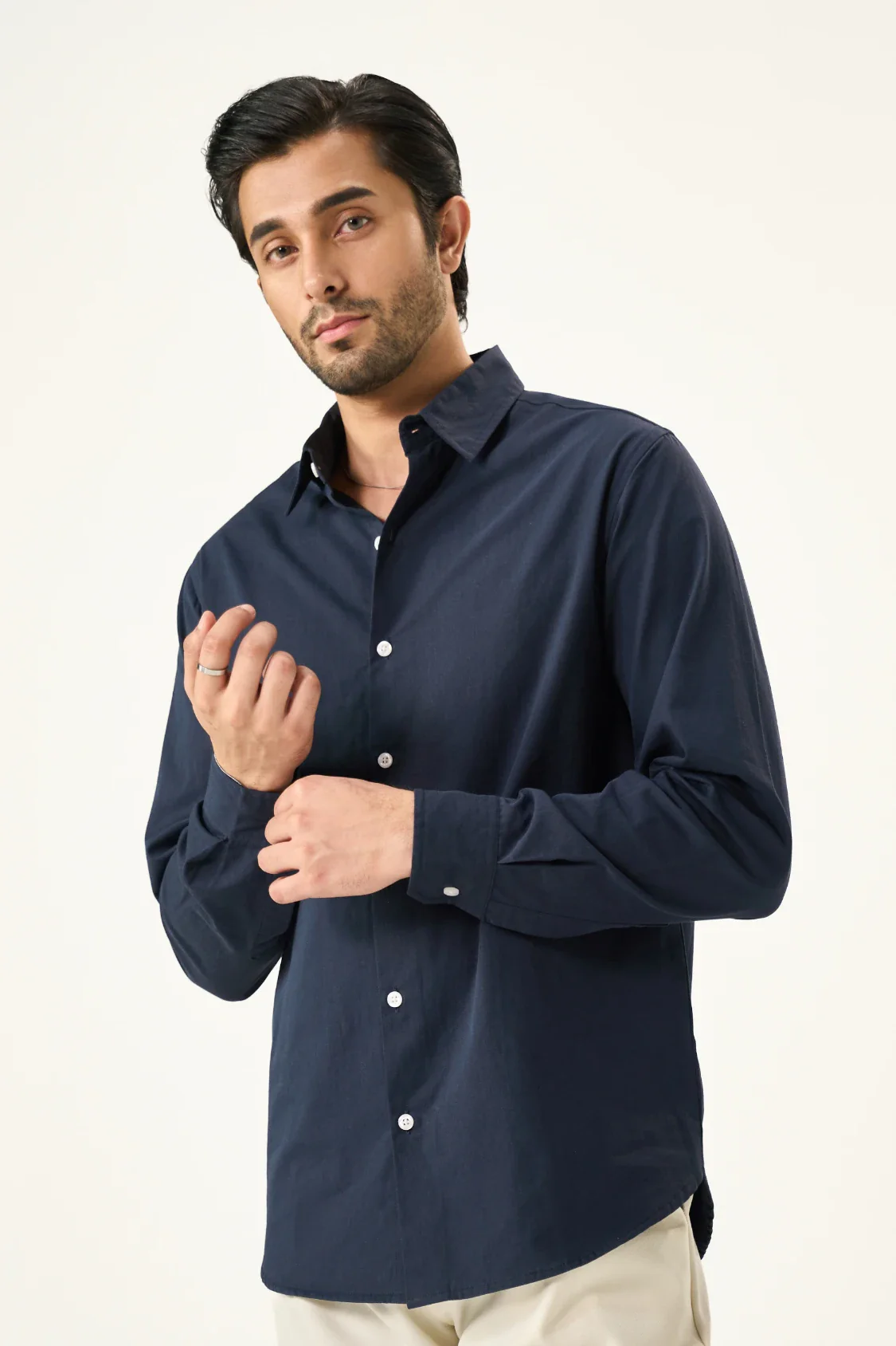 Classic Shirt - Midnight Blue - Image 5