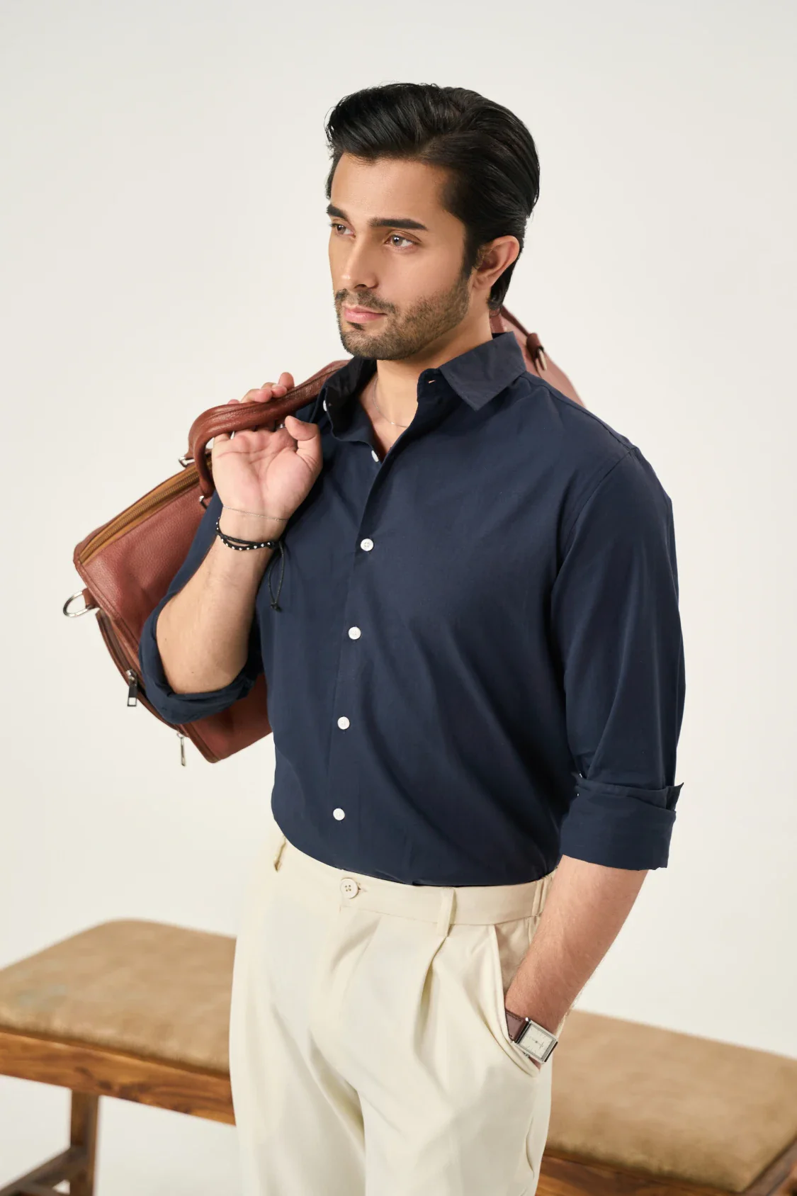 Classic Shirt - Midnight Blue - Image 6