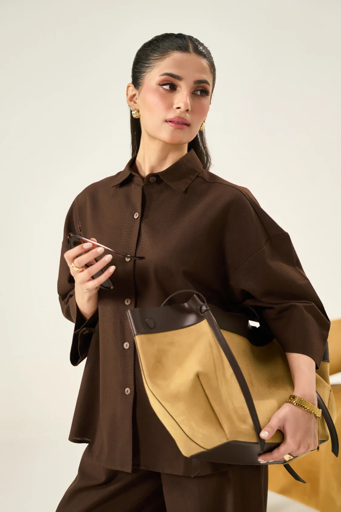 Essential Linen Set - Mocha Brown - Image 3