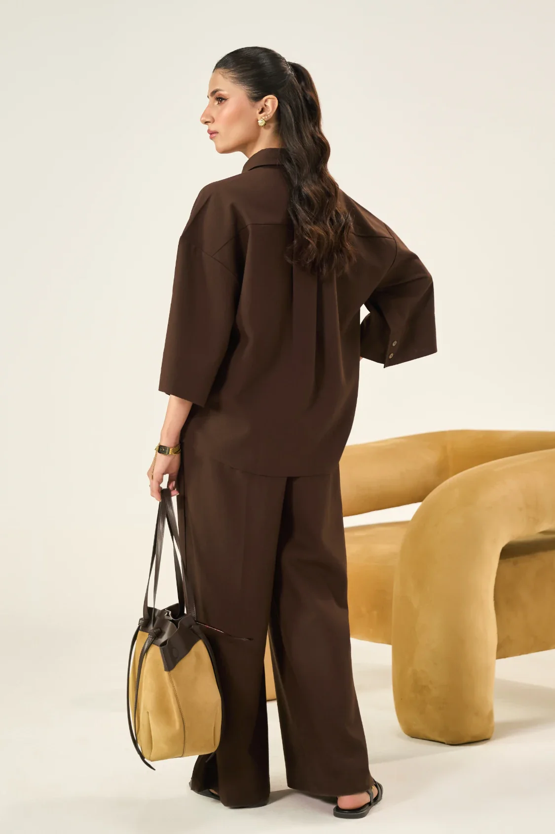Essential Linen Set - Mocha Brown - Image 4