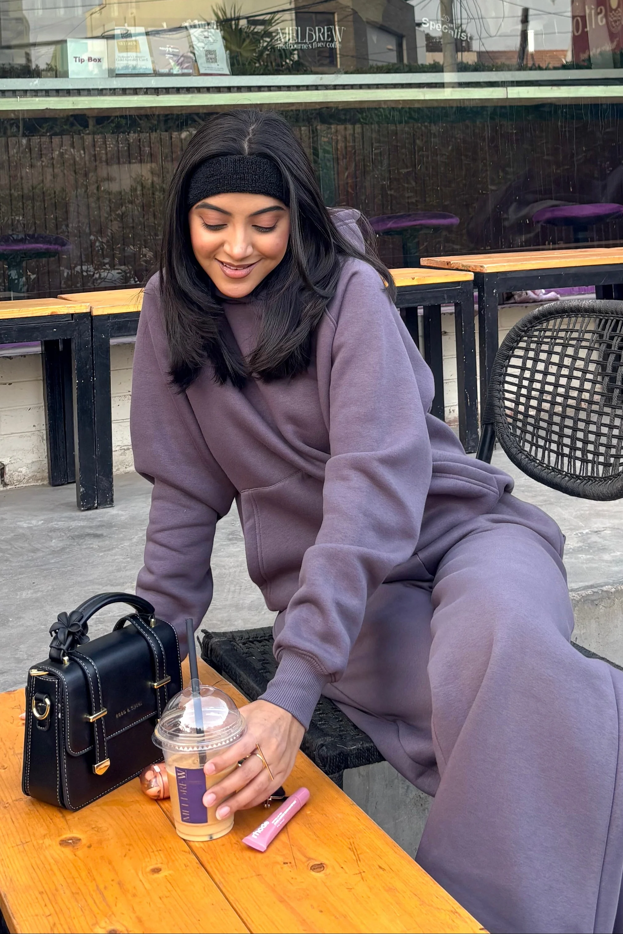 Everyday Hoodie Set - Ash Plum - Image 4