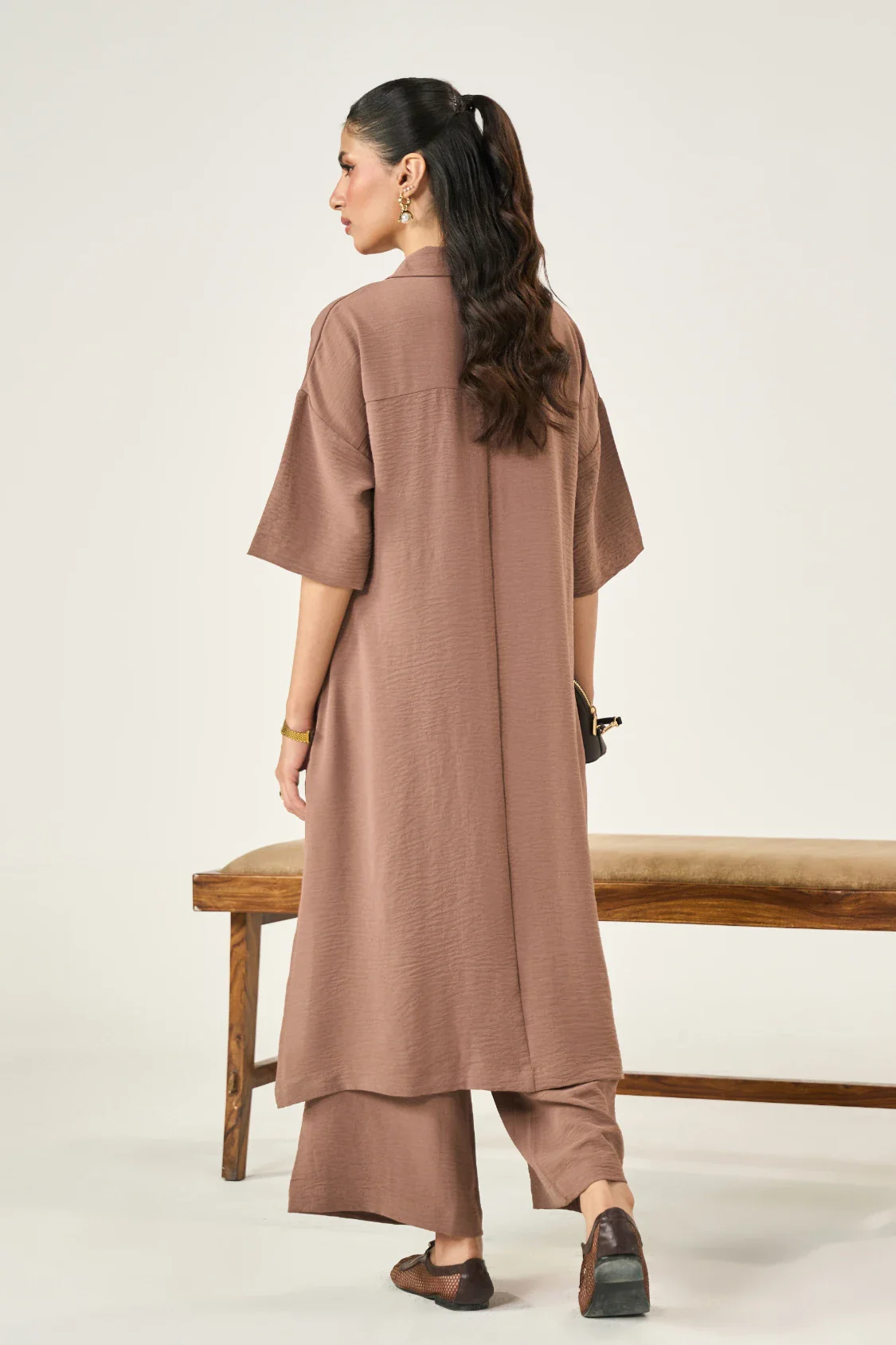 Luna Co-Ord Set - Coffee Brown - Image 4