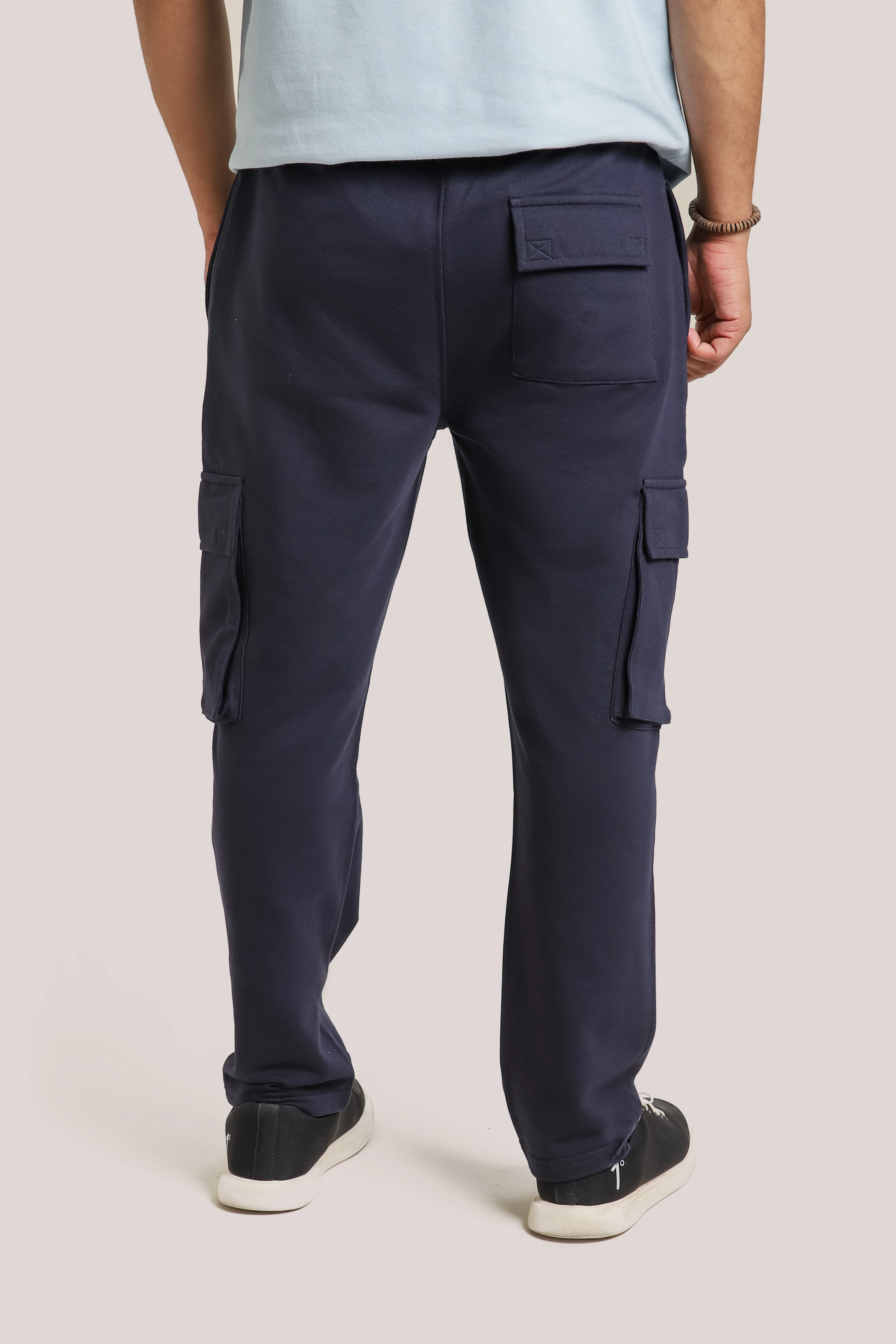 Cargo Pants – Navy Blue - Image 3