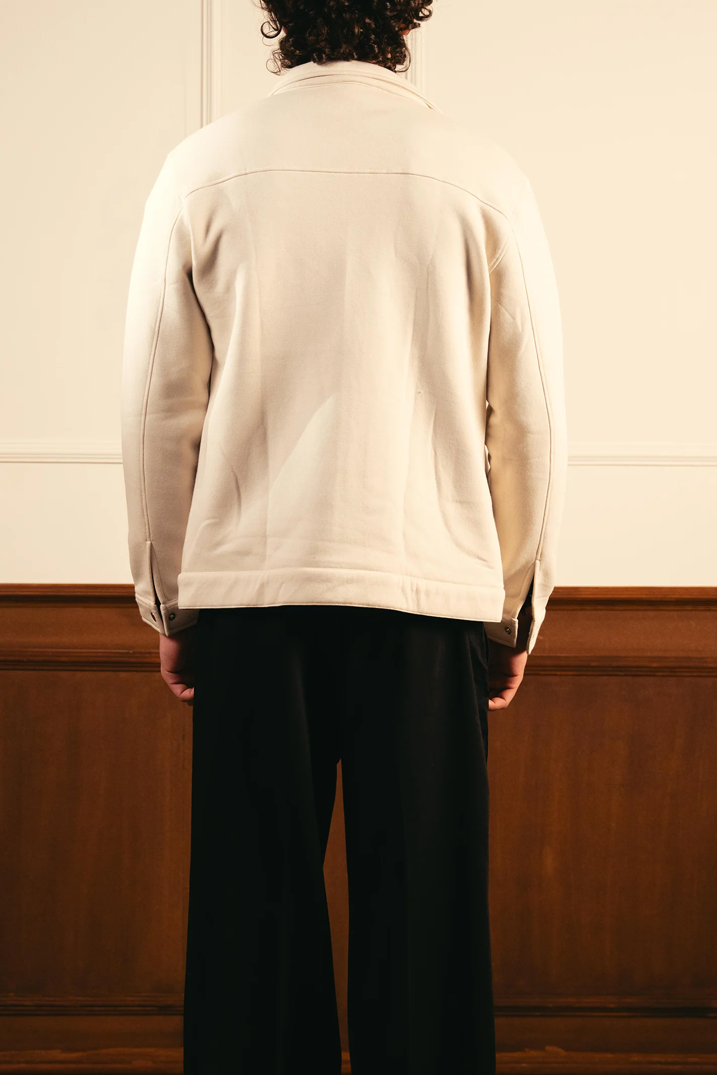 Full Zipper Jacket – Ivory - Image 5