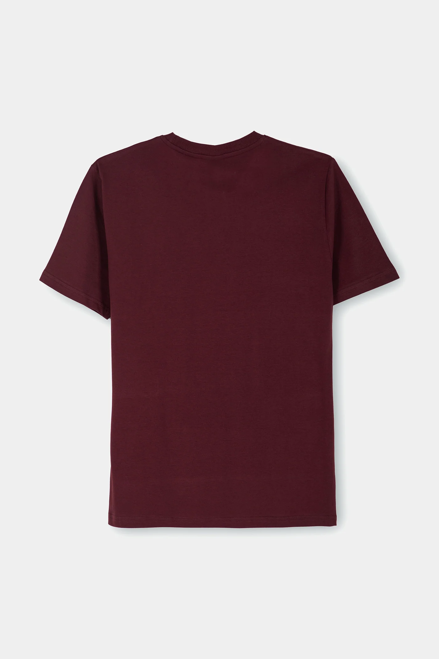 Premium Cotton T-Shirt – Maroon - Image 3