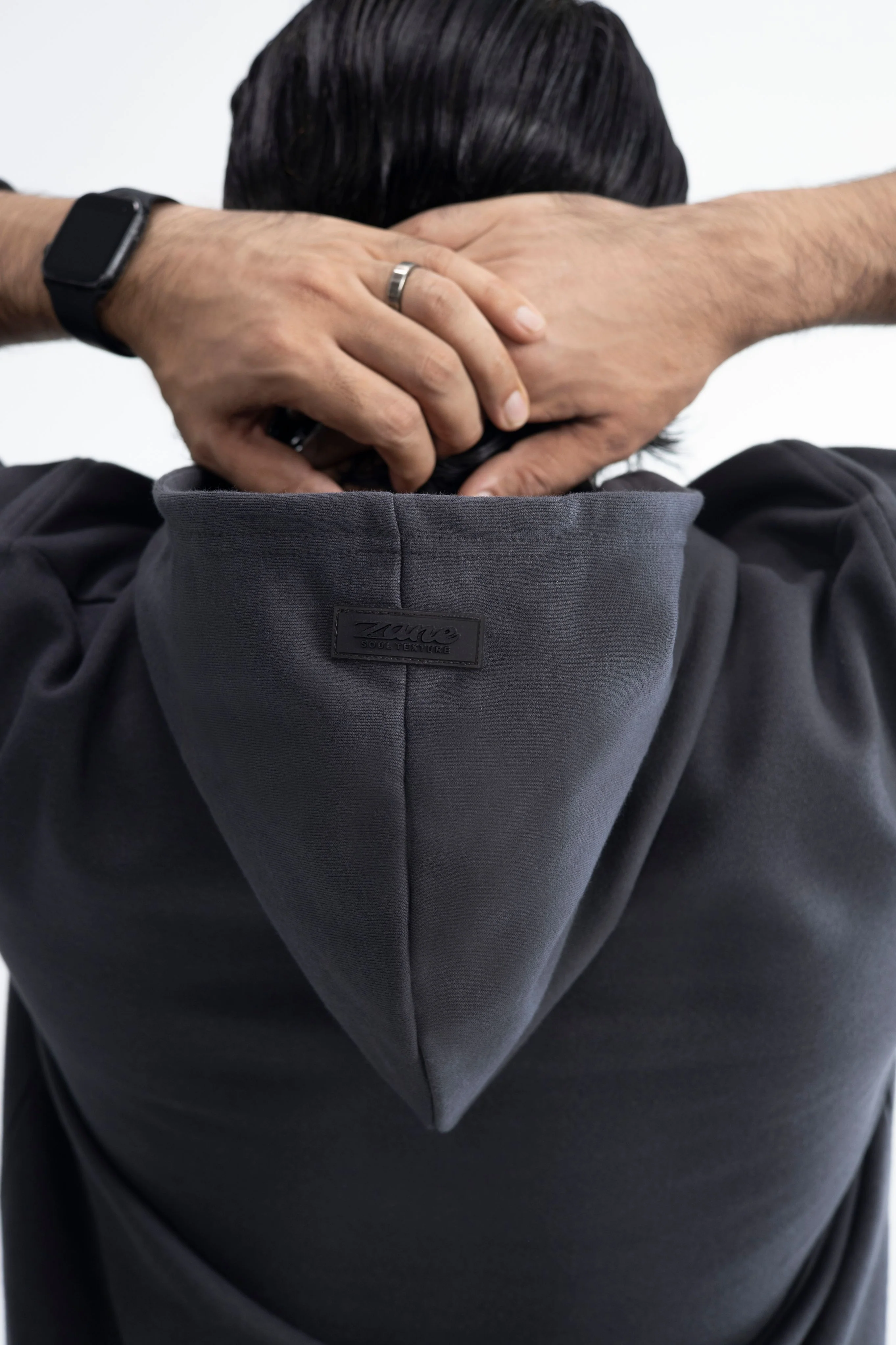 Smart Fit Pullover Hoodie – Charcoal - Image 3