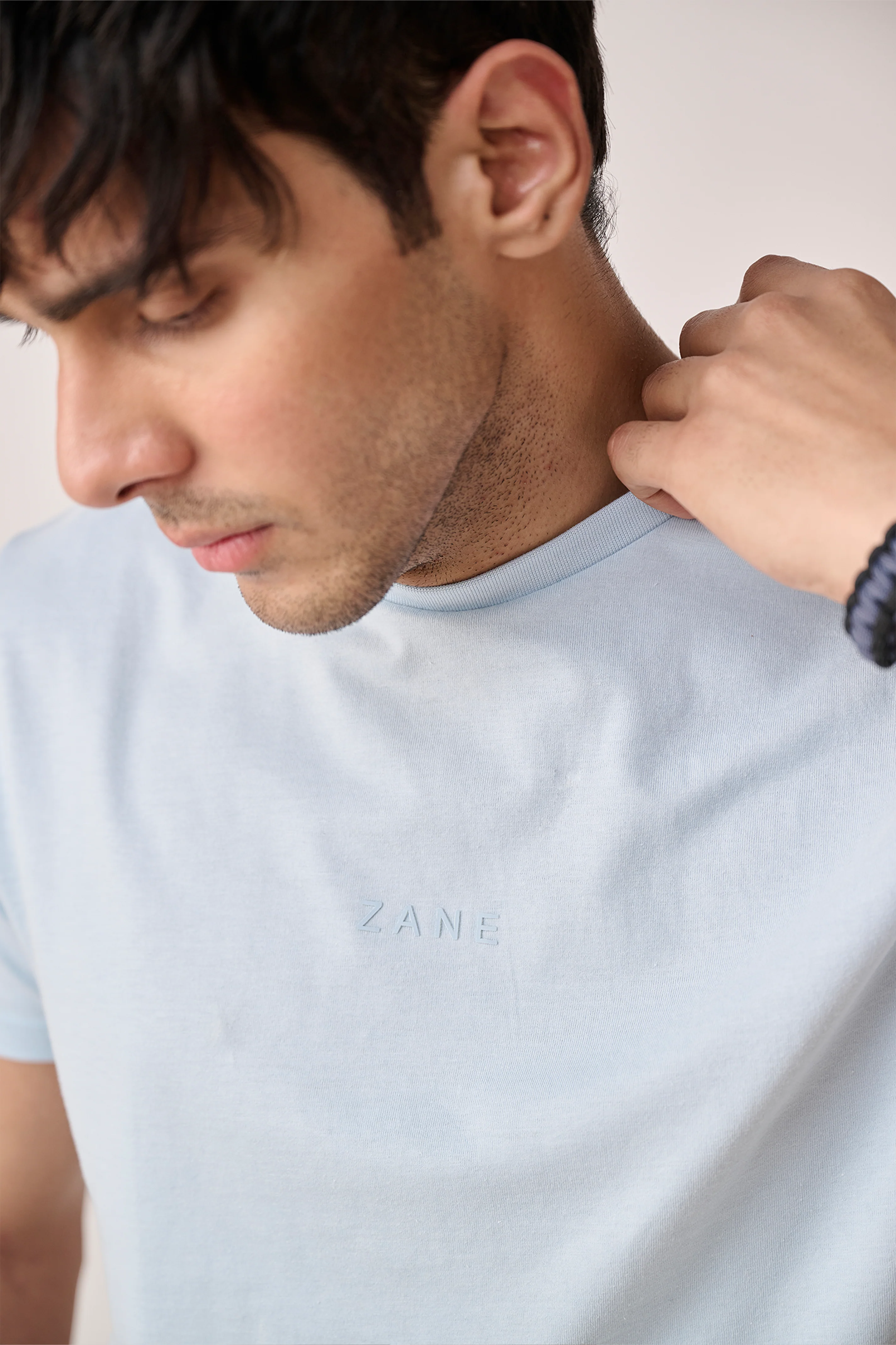 Zane Logo T-Shirt β Breezy Blue - Image 4