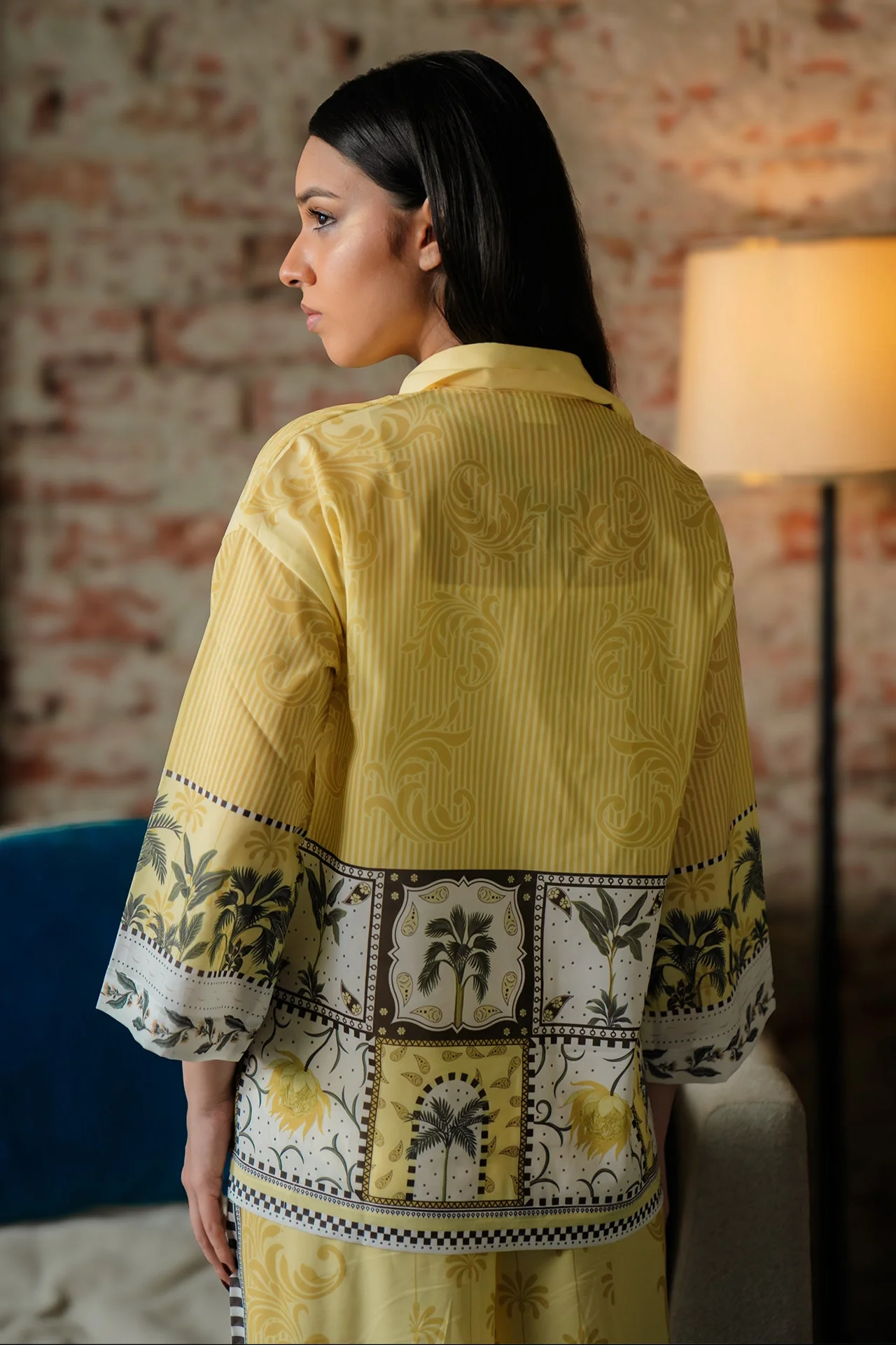 Printed Button Down Co-ord Set - Image 4