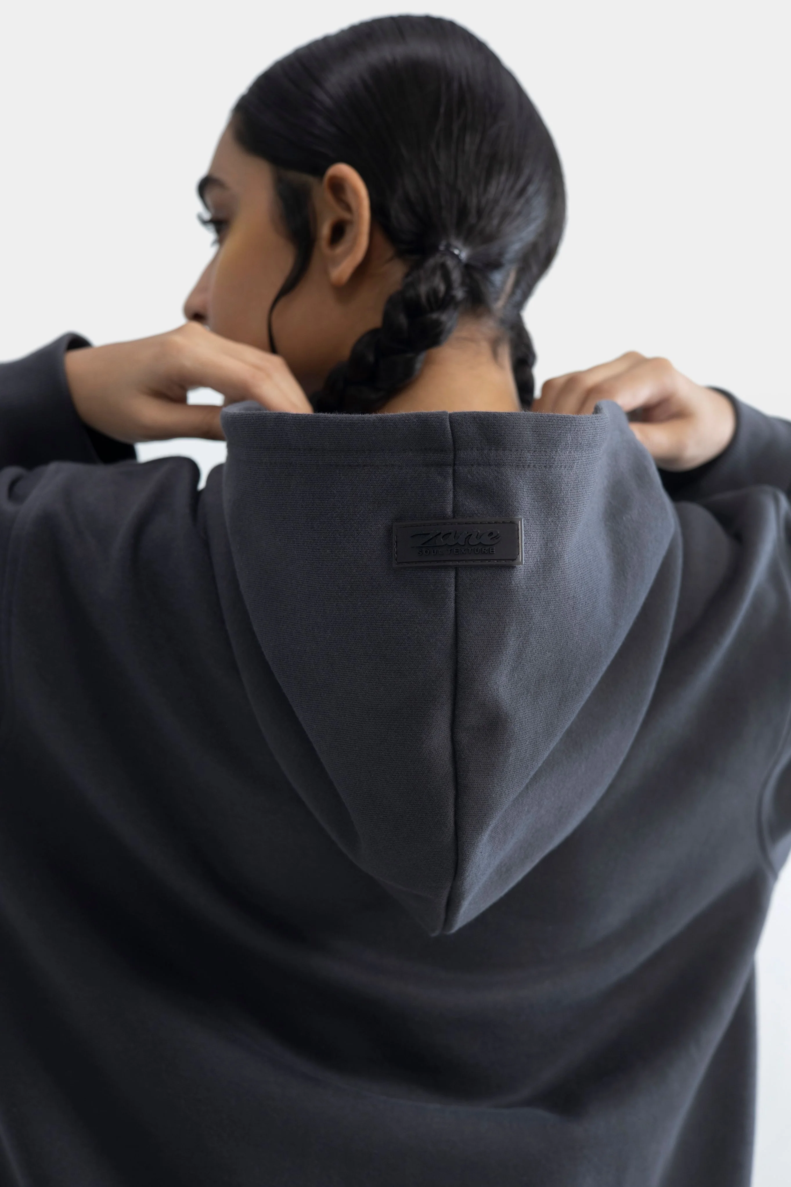 Smart Fit Pullover Hoodie - Charcoal - Image 3