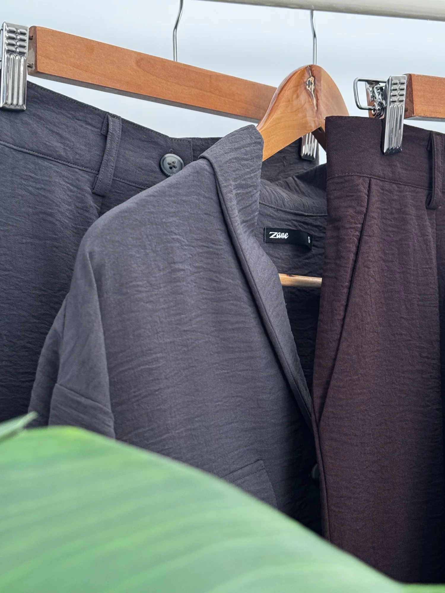 Shawl Collar Co-ord Set - Grey - Image 3