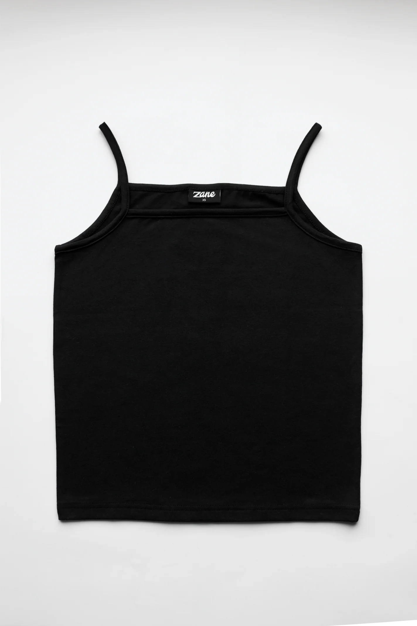 Slim Fit Camisole - Black - Image 3