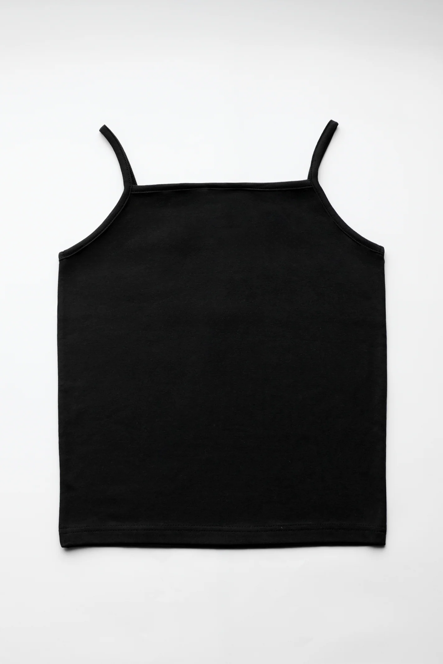 Slim Fit Camisole - Black - Image 4