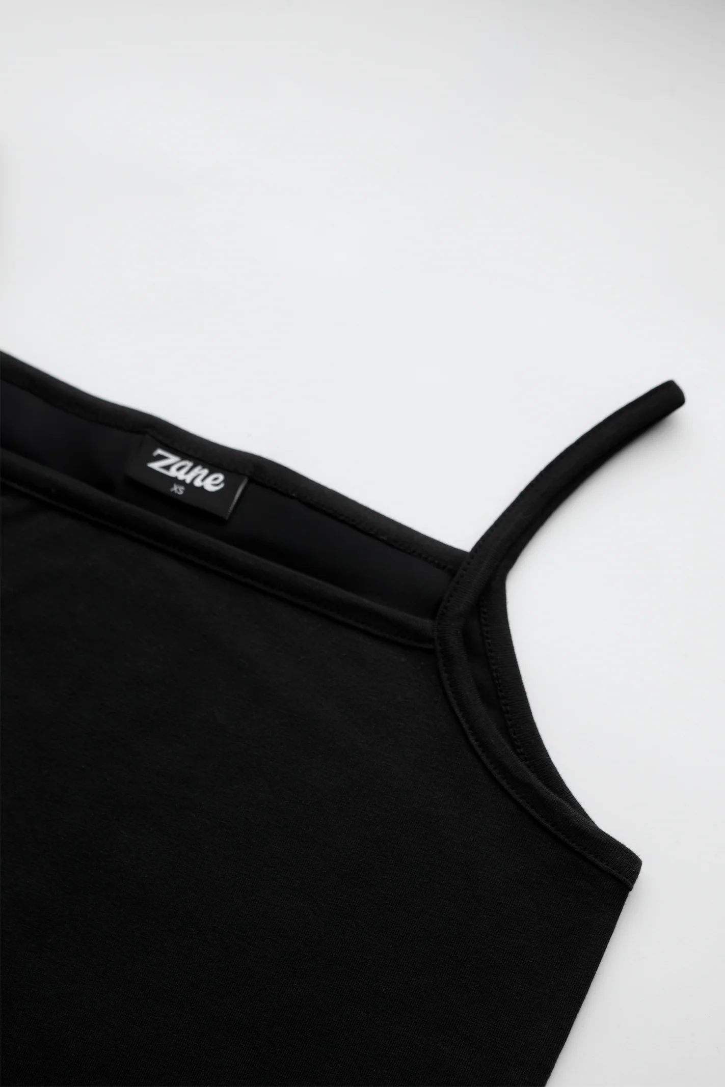 Slim Fit Camisole - Black - Image 5