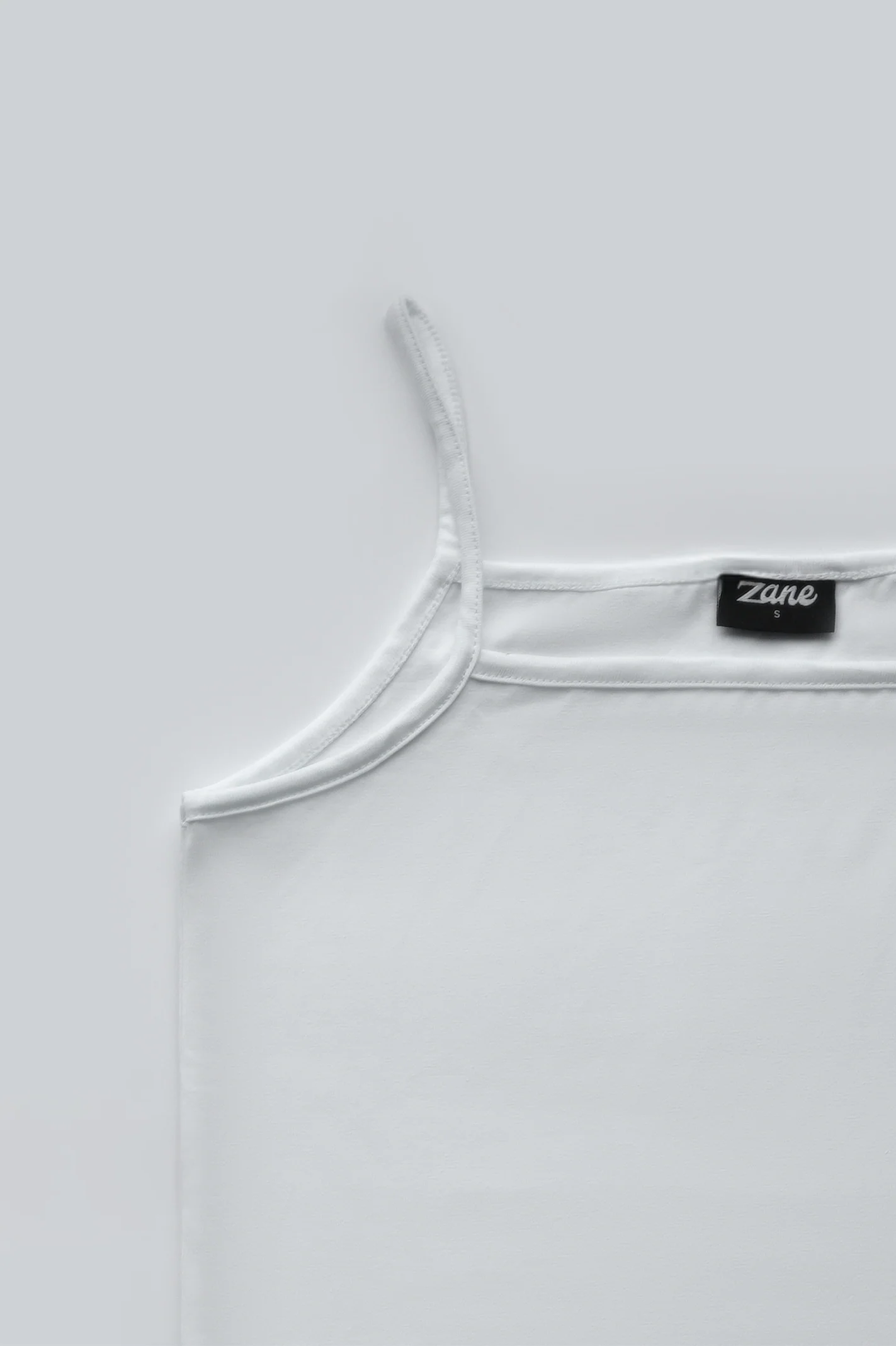 Slim Fit Camisole - White - Image 5