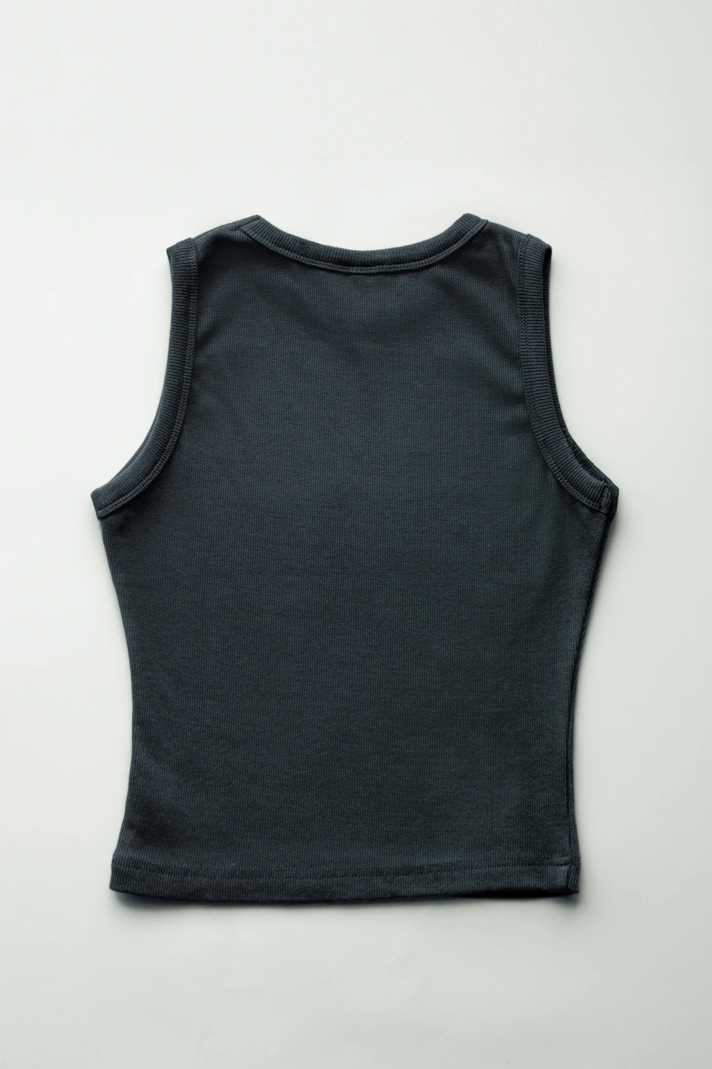 Slim Fit Tank Top - Graphite - Image 5