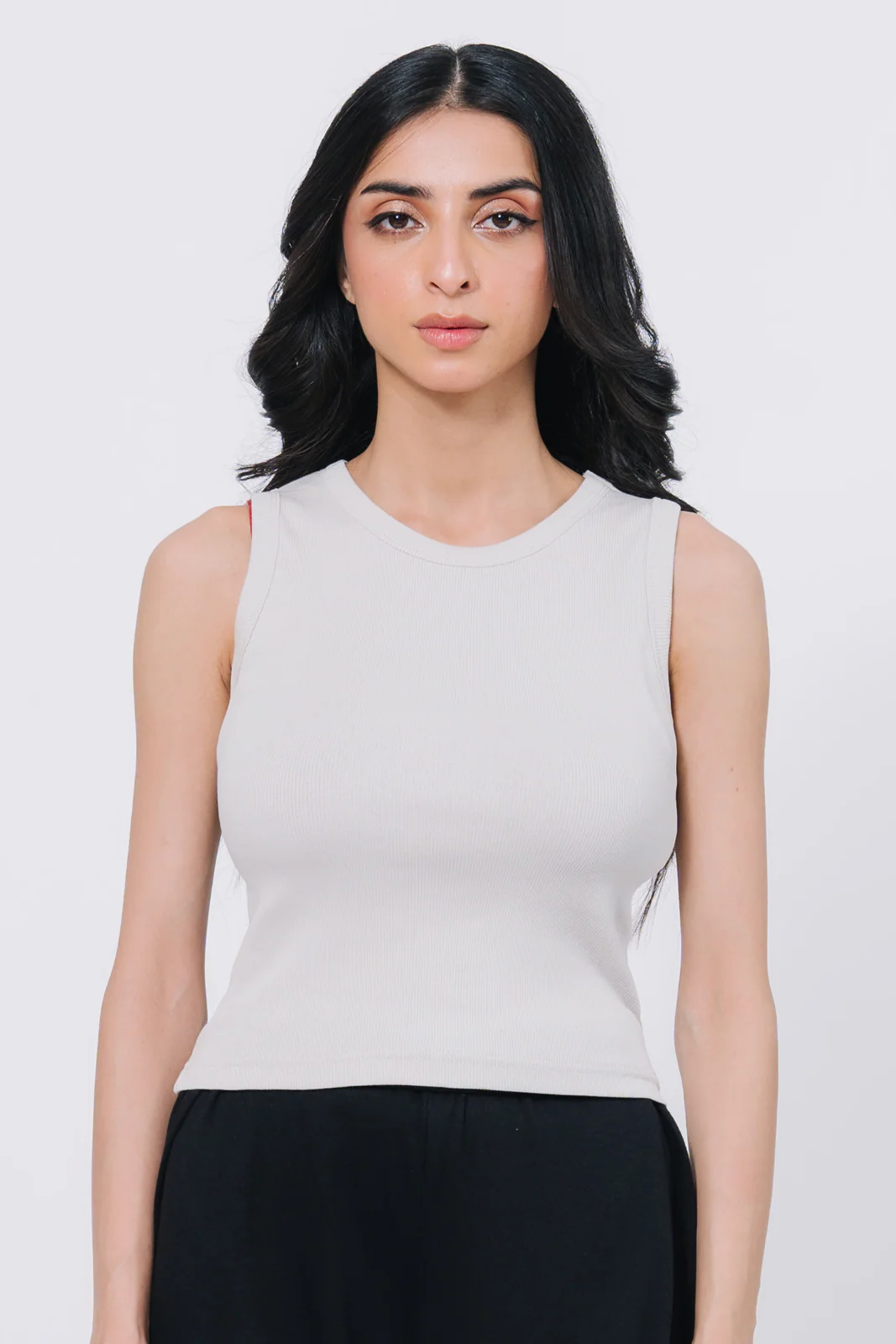 Slim Fit Tank Top - Ice - Image 3
