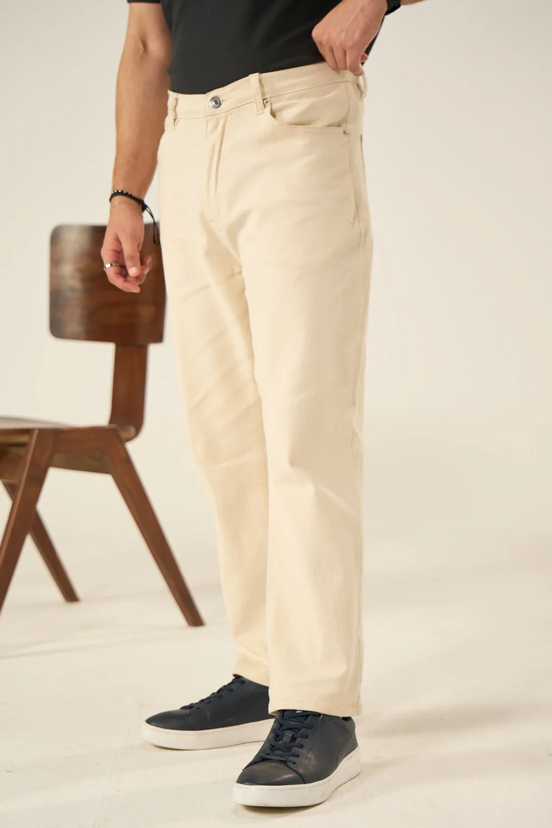 Twill Pants - Off White - Image 3