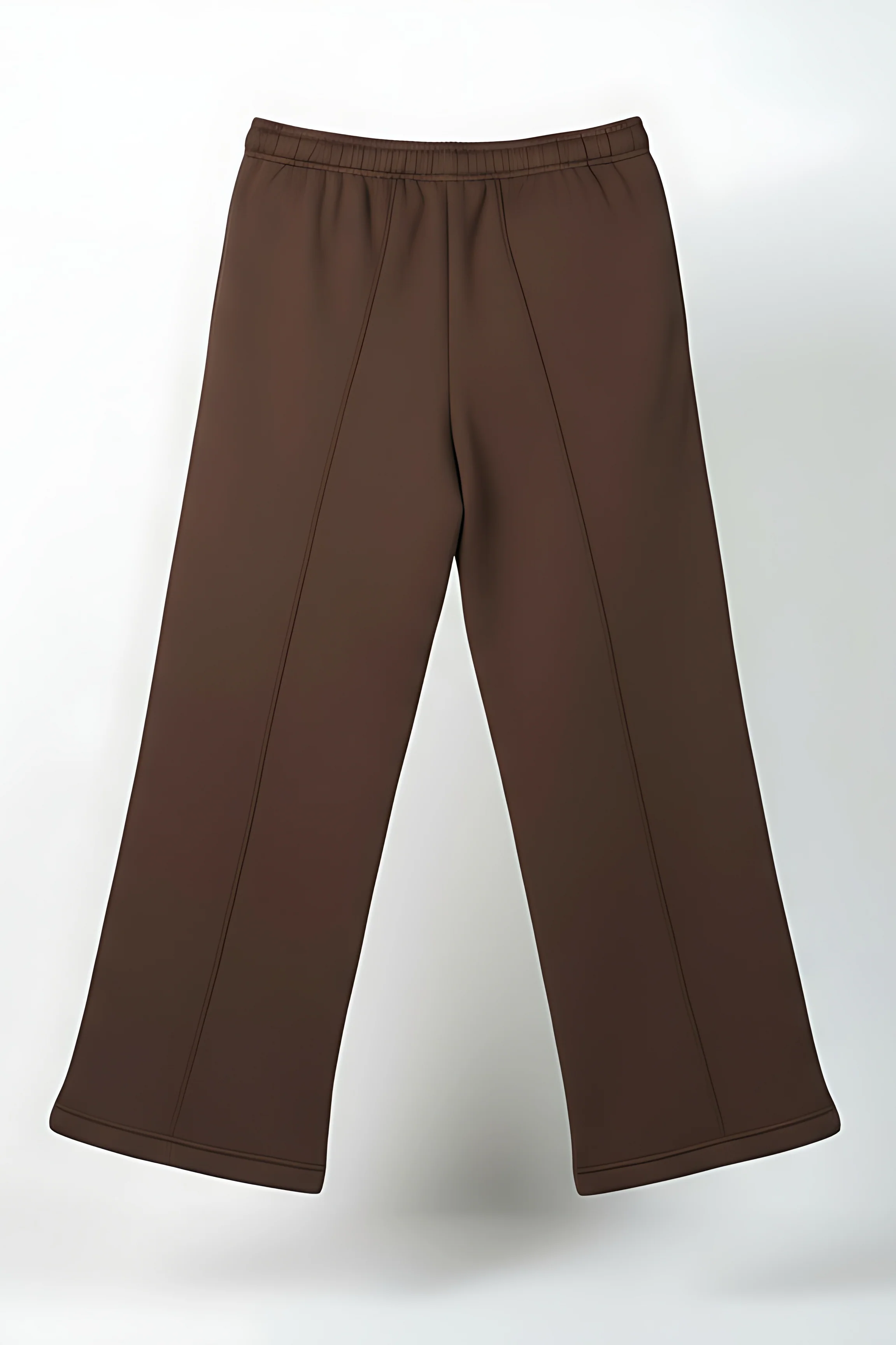 Everyday Wide Leg Sweatpants - Brown - Image 5