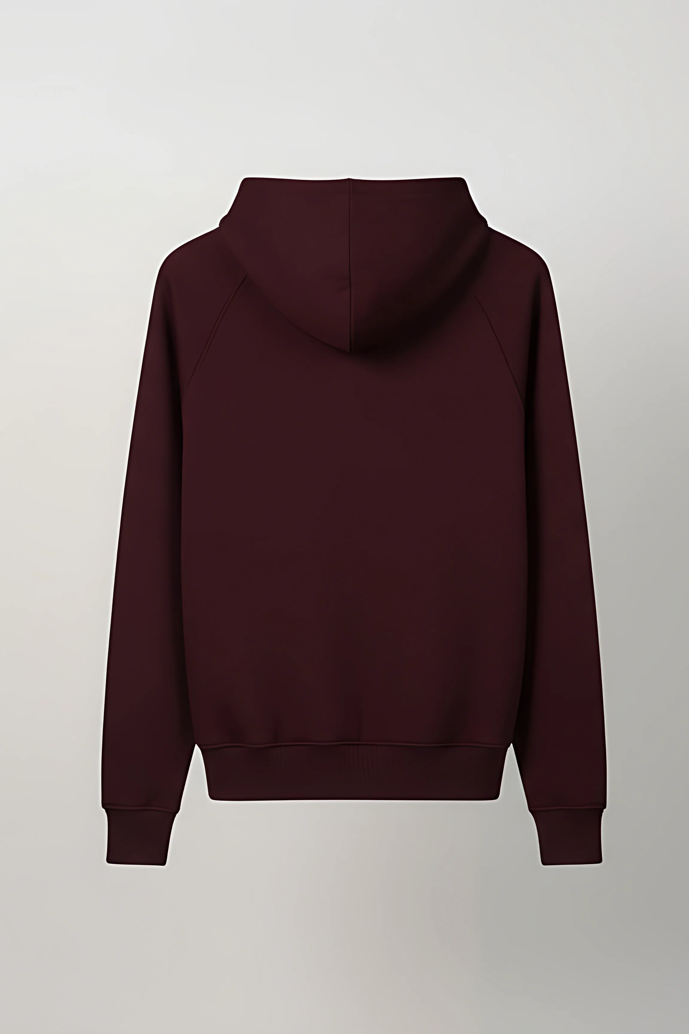 Women Heavy Fleece Pull-over Hoodie - Wine - Image 5