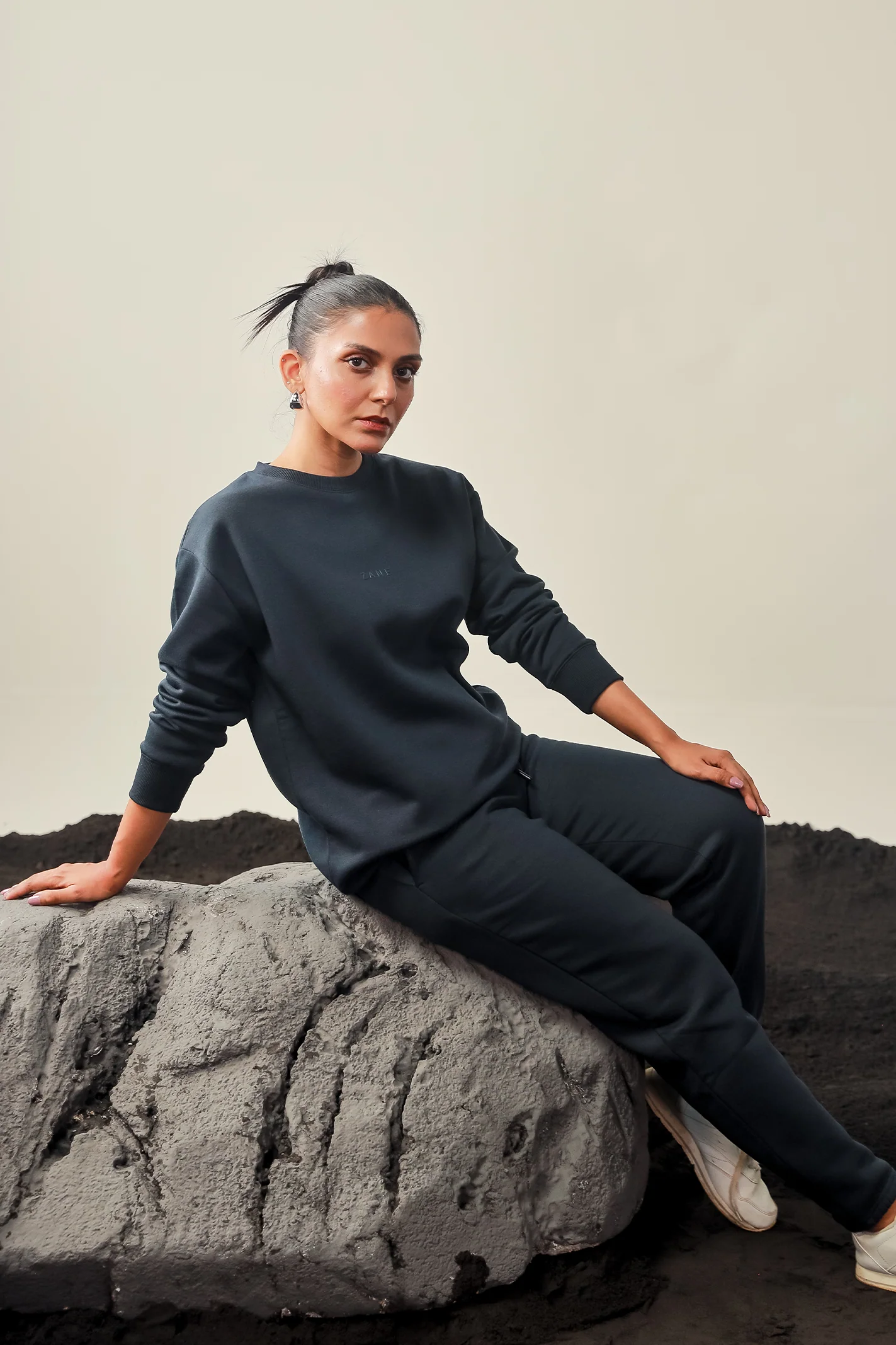Women Sweatshirt - Navy - Image 5